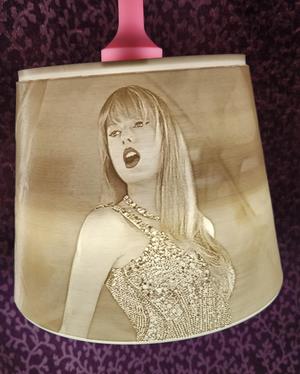 Tay Tay Swift Lithophane lampshade