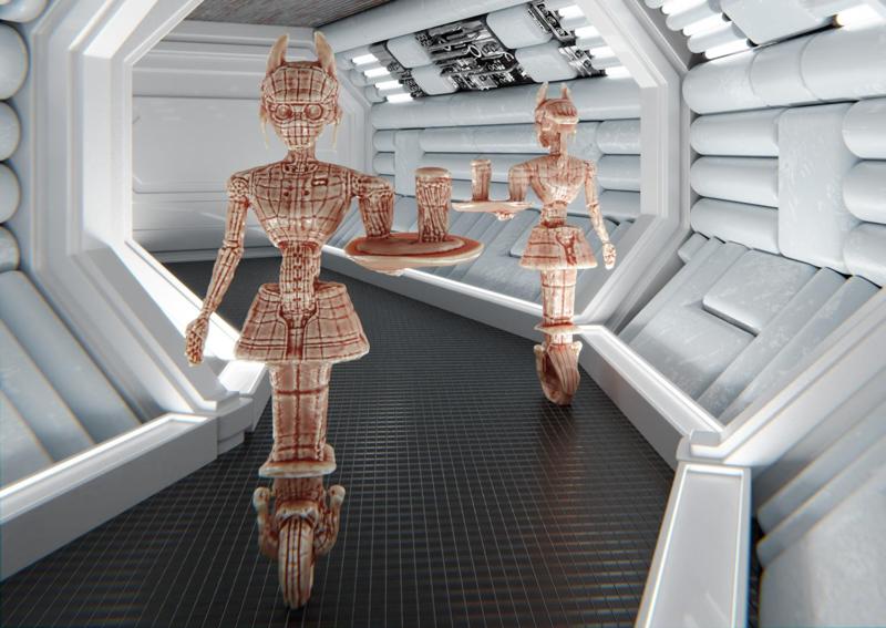 Star Wars Service Droid - FLO like - WA-7