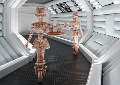 Star Wars Service Droid - FLO like - WA-7