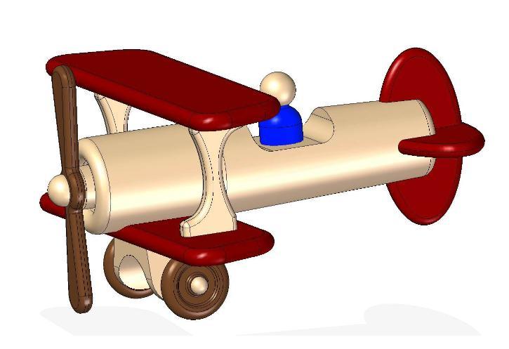 Vintage toy plane