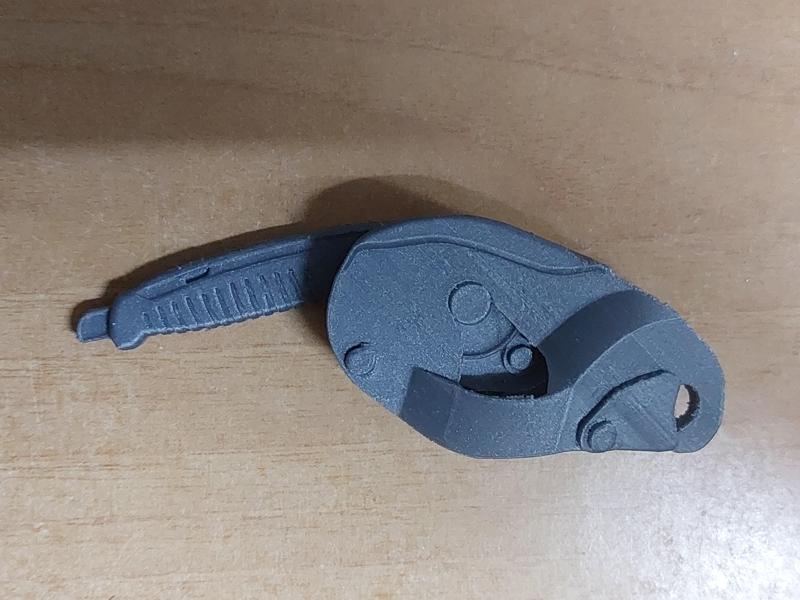 A model of petzl descender