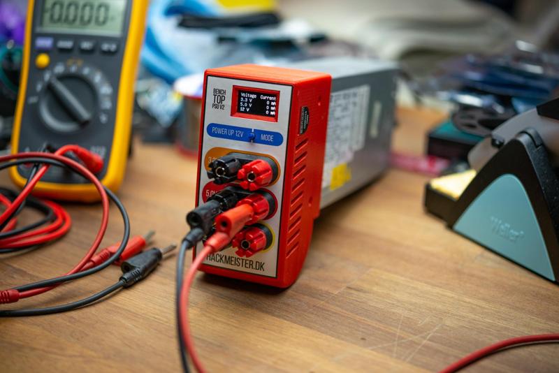 Benchtop PSU front for HP DPS-800GB server power supply