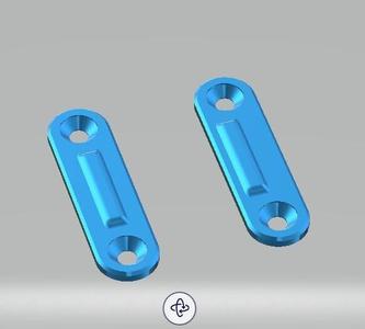 Bolt plates for small forerunners (rotating bolts)