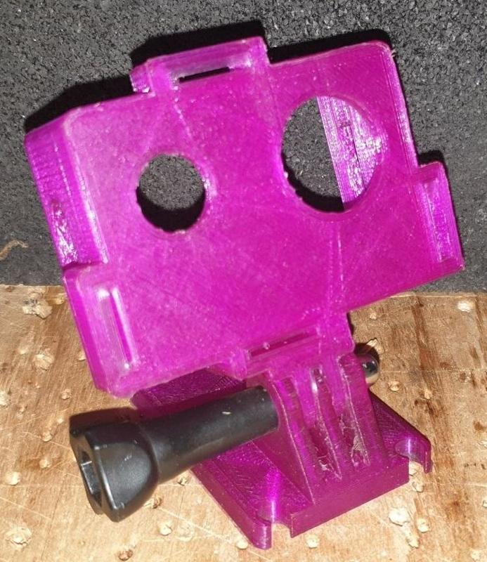 Mount for EK7000 on ZMR250/QAV250 AIO15°/AIO25°/free adjustable