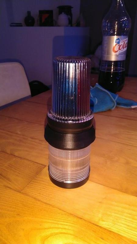 Navigationlight tower sailboat