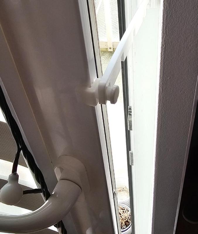 Balcony window lock