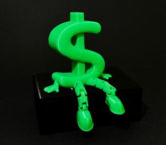 Articulated Dollar Sign Buddy