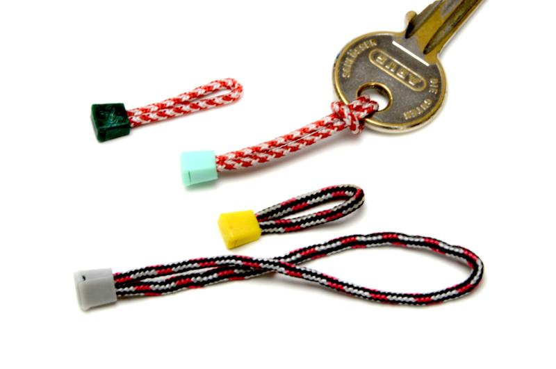 Paracord endcap for zippers and other uses - 2× ø2mm or 1× ø4mm