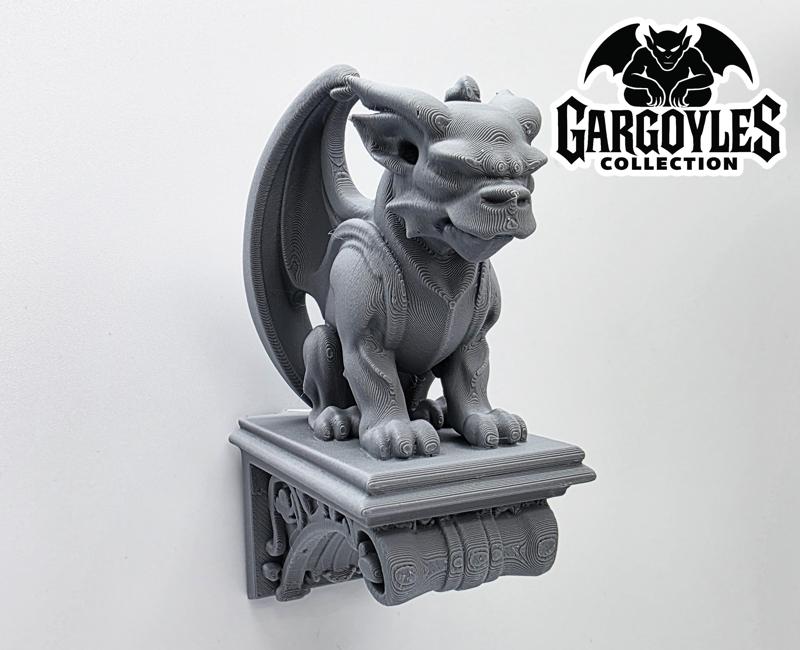 Wall-Mount Seated Gargoyle