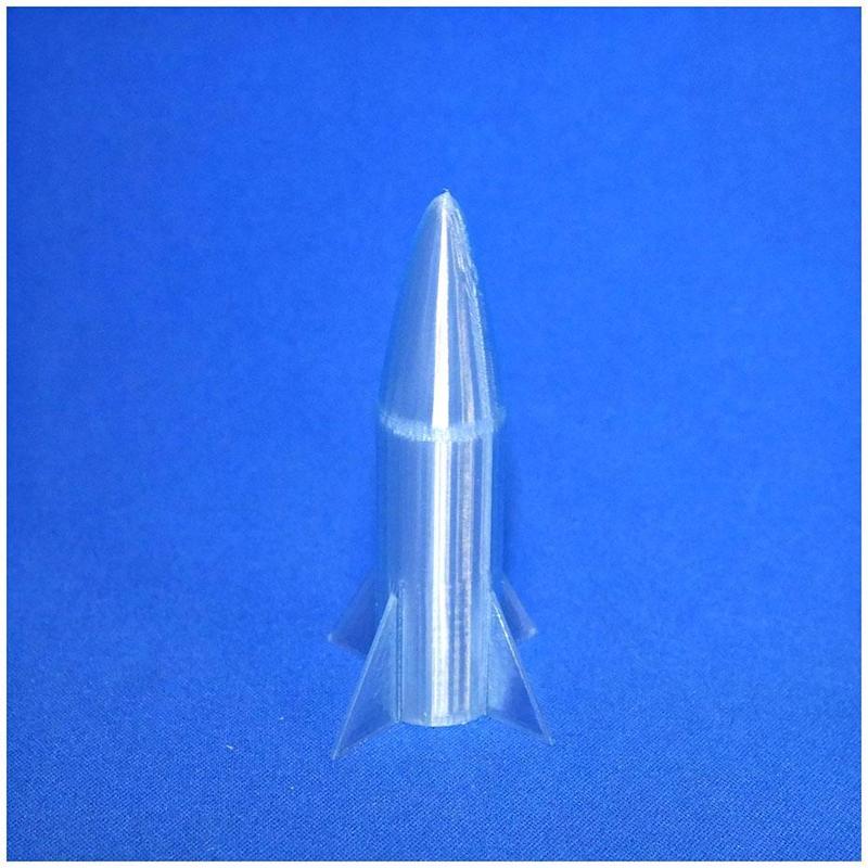 fusée faite par mon fils avec tinkercad