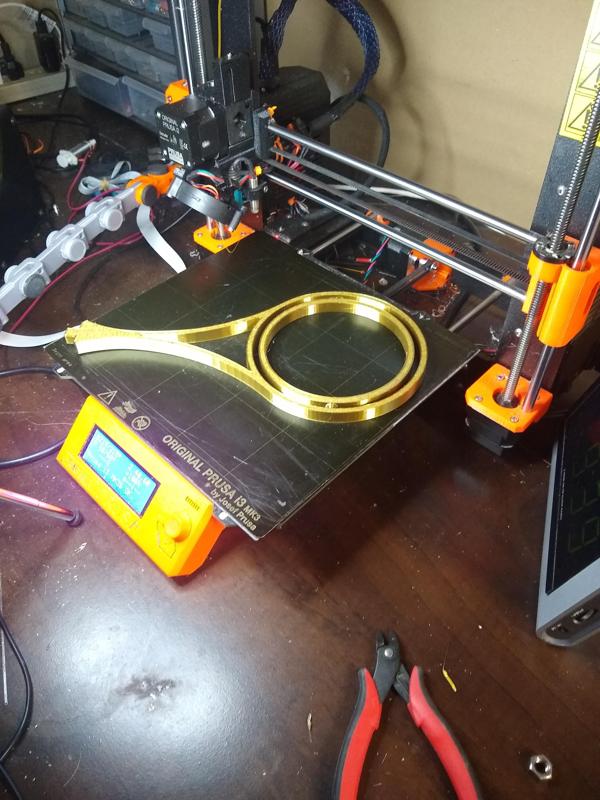 Gyro Cup Trophy Shorter for smaller print bed. Ring 1 and 2 included