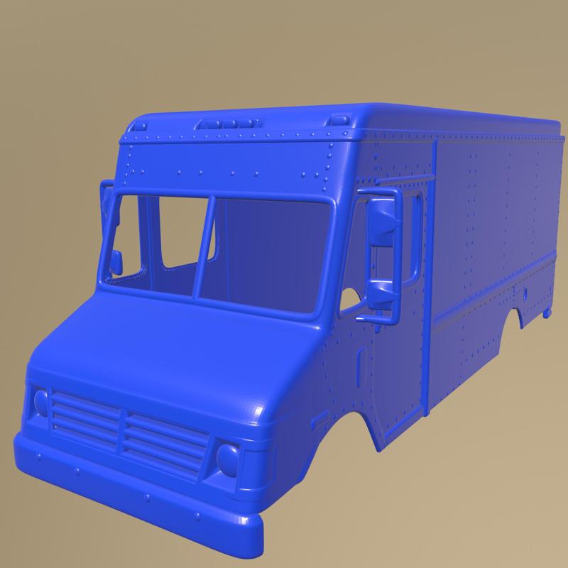 Chevrolet P30 Van 1995  PRINTABLE CAR BODY