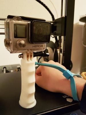 GoPro Handgrip w/ bigger base & lanyard