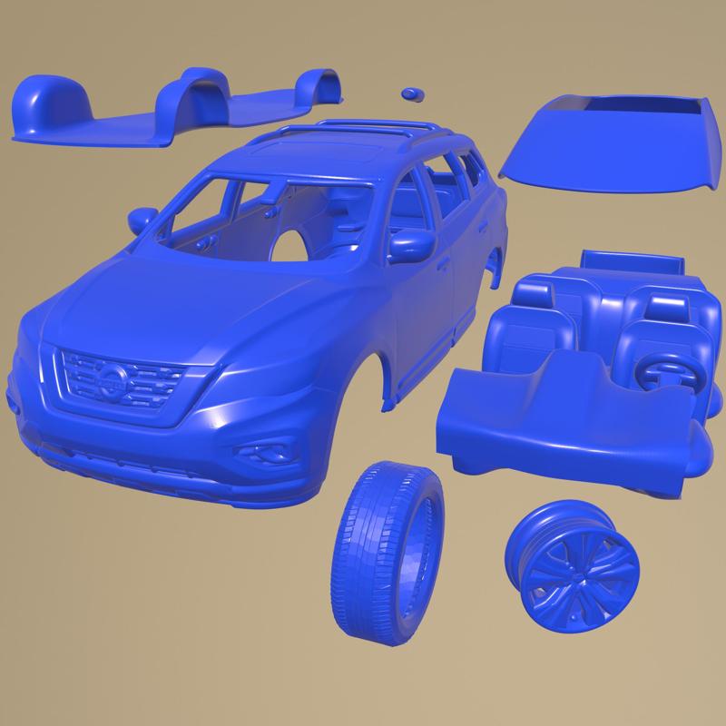 Nissan Pathfinder 2020 PRINTABLE CAR IN SEPARATE PARTS