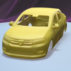 Dacia Logan 2015 (1/24) printable car body