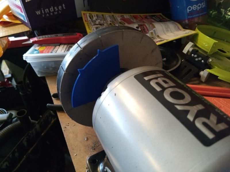 Knife Sharpening Guide for 6" Ryobi bench Grinder (BG612G)