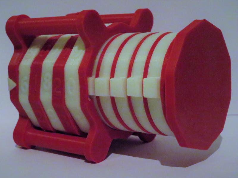 Cryptex with numeric code