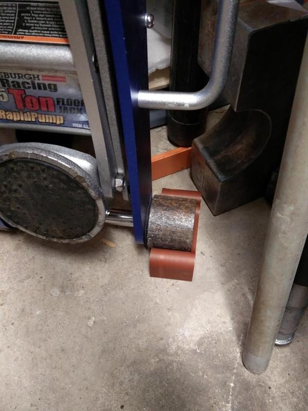 Floor Jack wheel stop