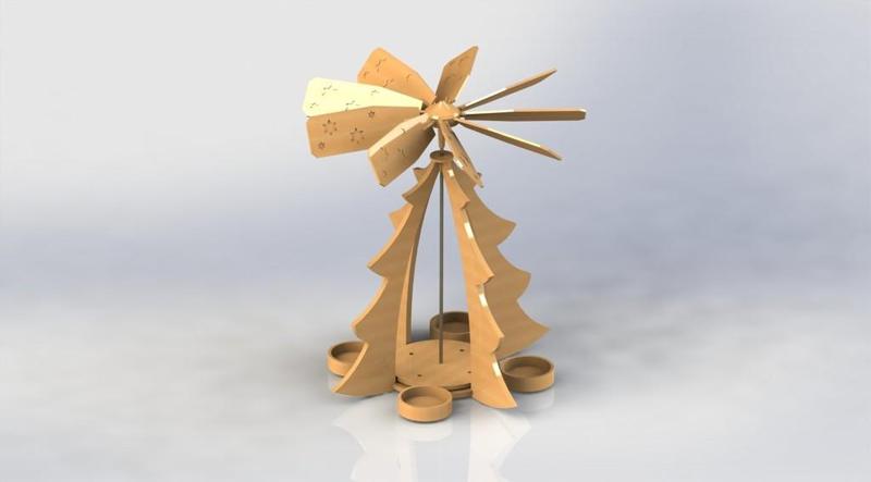 Christmas LED Tealight Pyramide