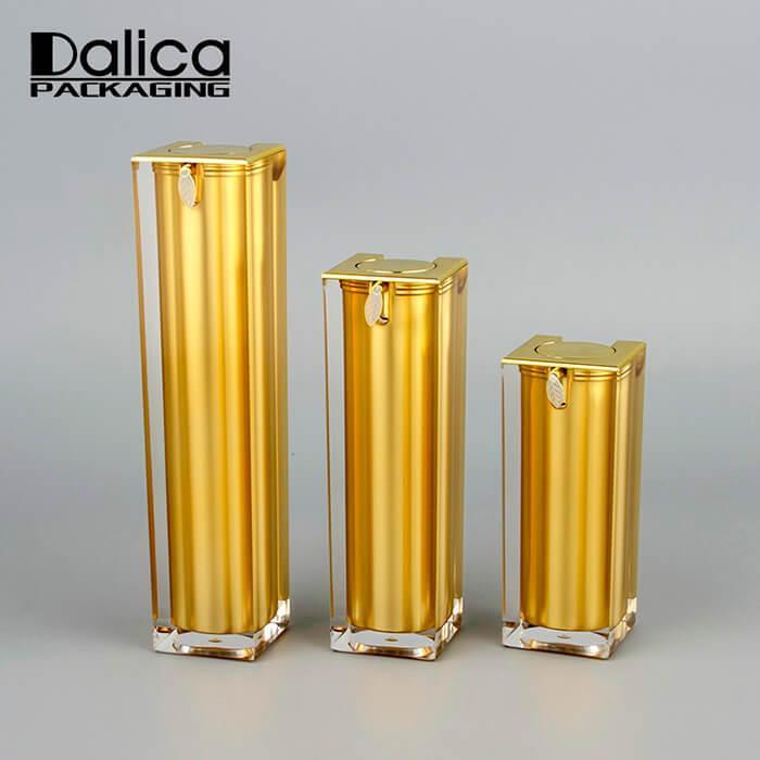 Square acrylic bottle