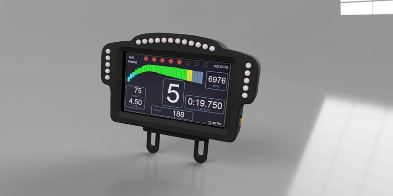 SimRacing  5'' Dashboard SimHub with integrated switch