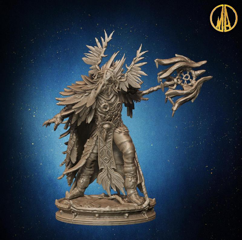 Druid Male - 3 poses - The Whispering Forest