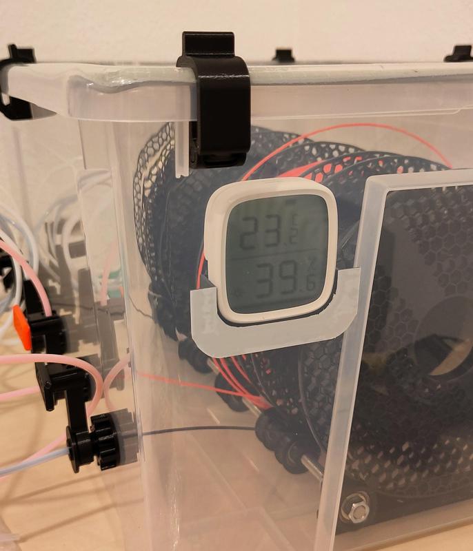 Sonoff SNZB-02D dry box holder - Double-sided tape