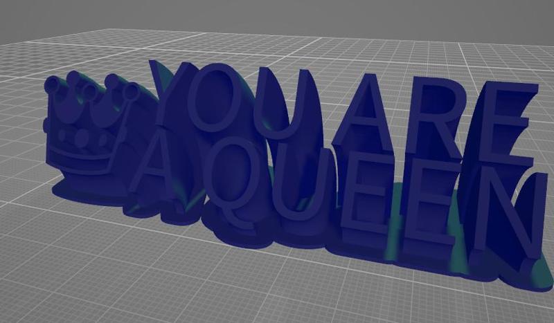 You are a Queen Nameplate