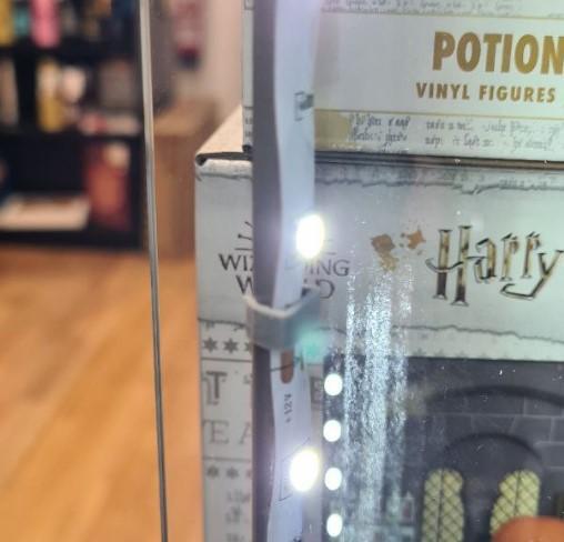 Staple for led stripe in ikea detolf