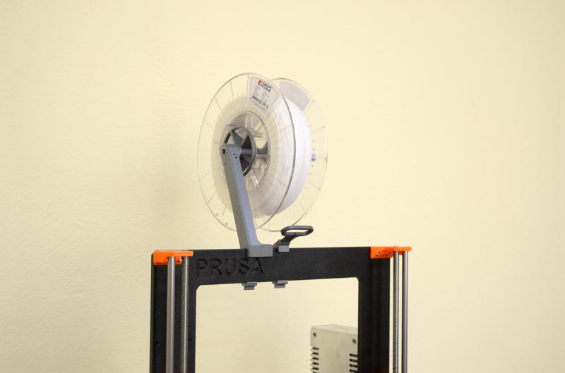 Versatile Spool Holder for Prusa MK2/3 (and 2020 extrusion frames)