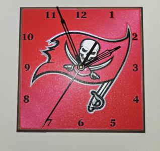 Tampa Bay Buccaneers Clock Face
