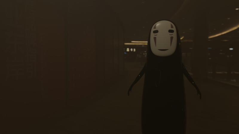 No Face Spirited Away 3d Fan Art FBX/STL Model