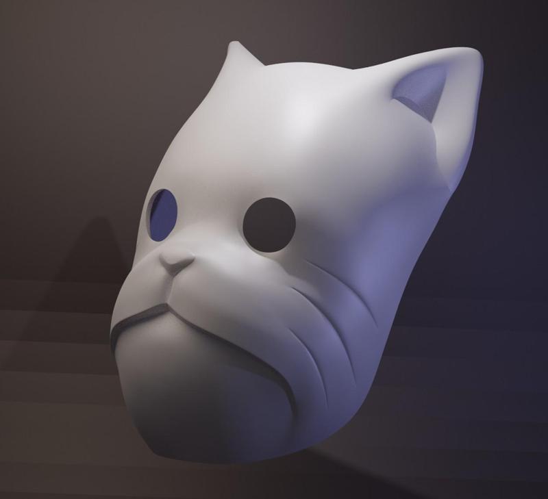Grumpy cat Mask