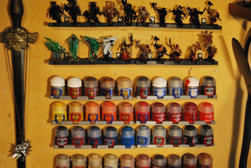 support murale peinture citadel