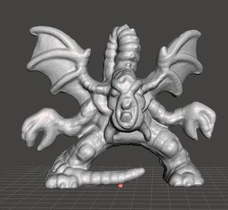 JABBERWOCKY PVC FIGURE MINIATURE MONSTER PLASTIC TOY 90s