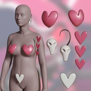 Velvette Accessories and earrings -  COSPLAY HAZBIN HOTEL