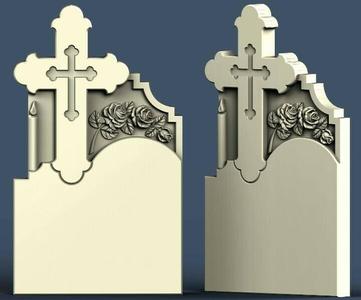 Tombstone 3D stl, cruce stl