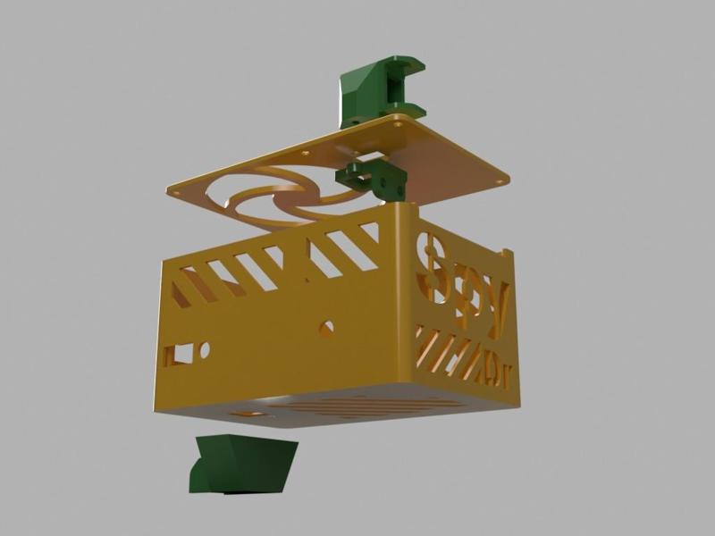 Arduino Mega + Ramps 1.4 Box + connection for Cable Chain