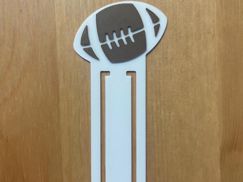 American Football Bookmark