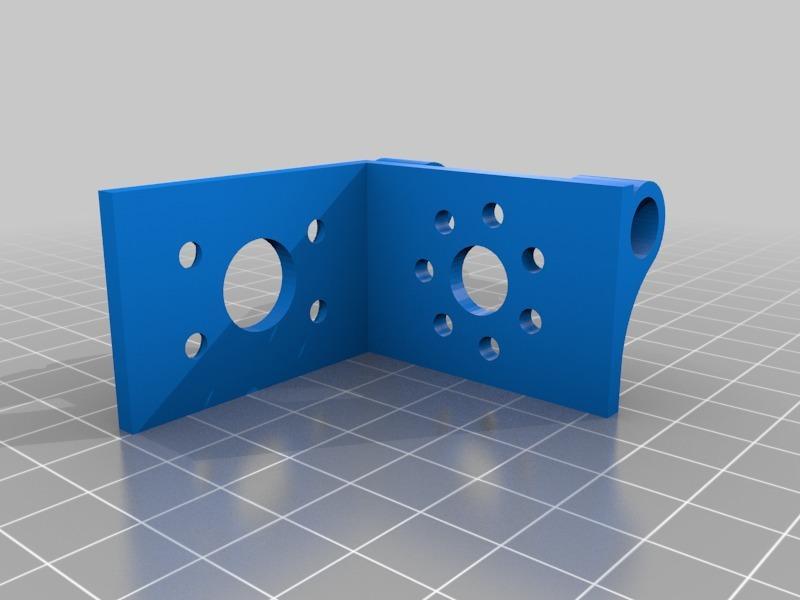 Anycubic Kossel extruder cable mount