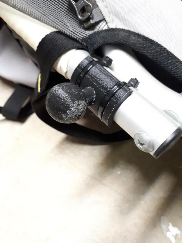 RAM Mount Size B Pipe Clamp (26mm)