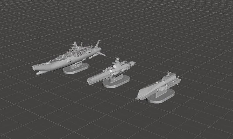 ROBOTECH Inherit the Stars EBSIS Fleet RRT Strategy GAME PIECES set2