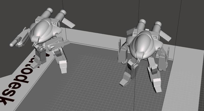 Robotech UEG Armies of the Southern Cross TASC LOGAN Battloid set 2