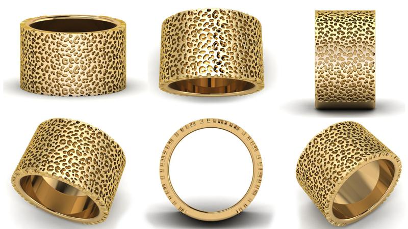 Leopard Texture Ring