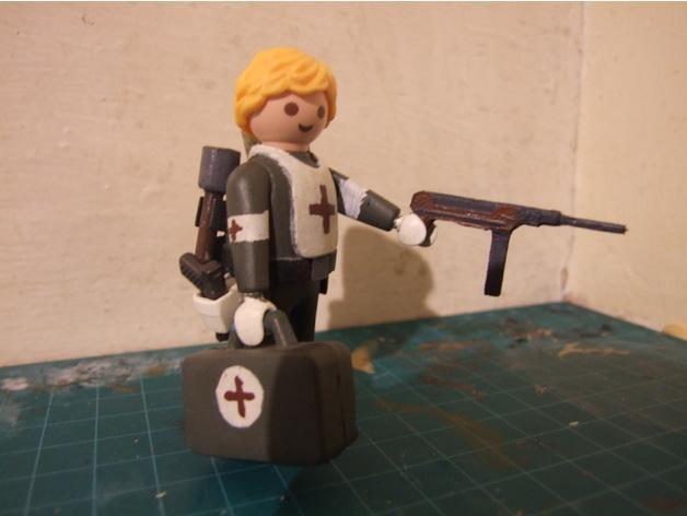 Playmobil compatible MP 40 Gun