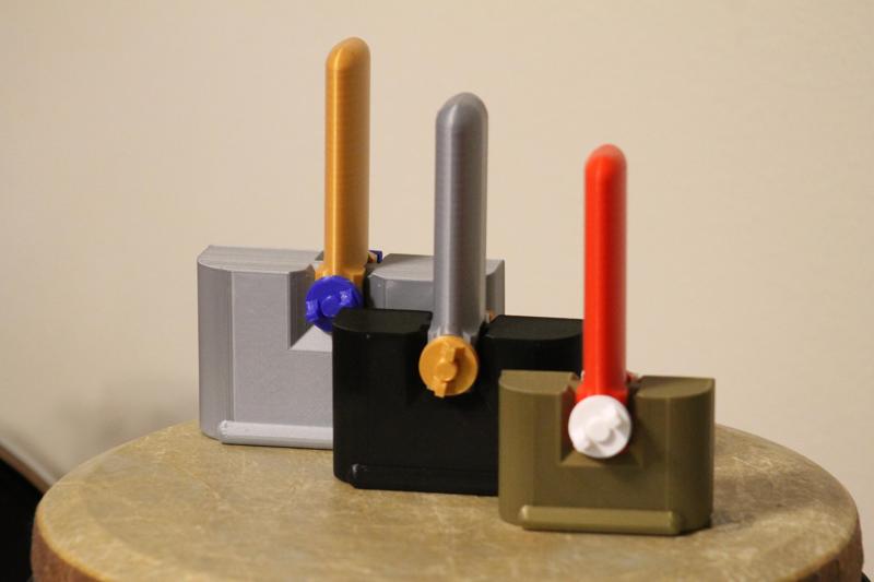 Percussion Block Complete Set of 4 Designs. Ram Block, Burst Block, Half Moon Block, Wail Block