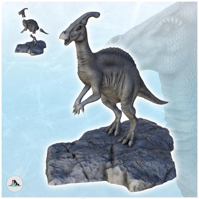 Parasaurolophus dinosaure (2) - High detailed Prehistoric animal HD Paleoart