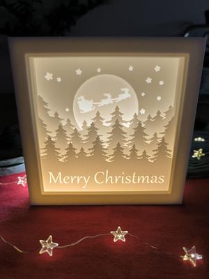 Christmas light box