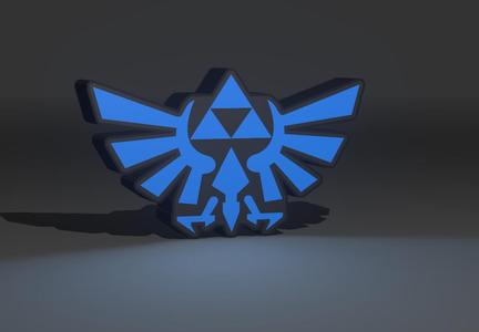Lighbox Triforce Zelda - Lampara LED