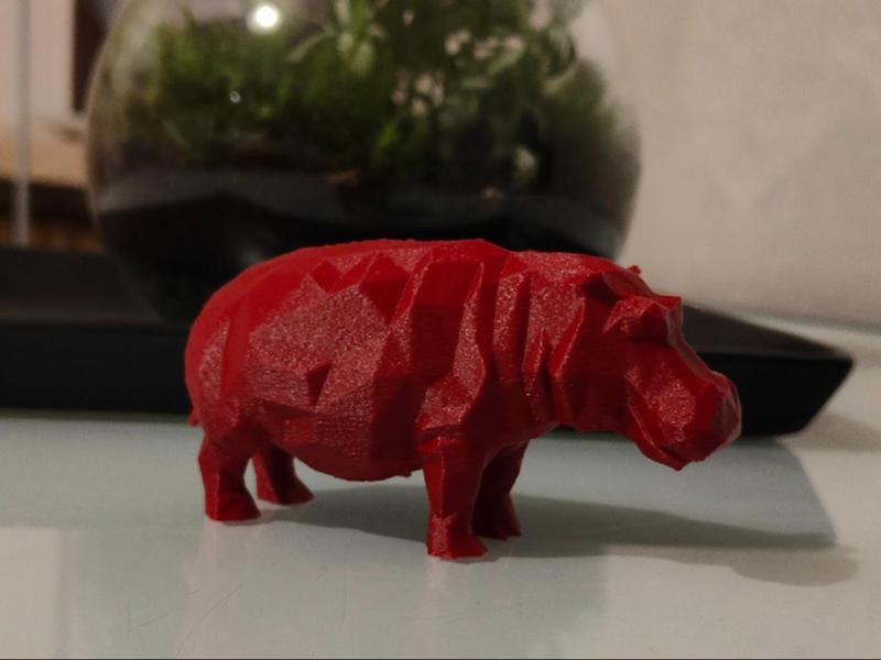BABY HIPPO LOW POLY